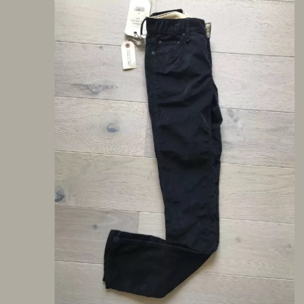 Rag and Bone Charcoal Grey Corduroy Denim Pants